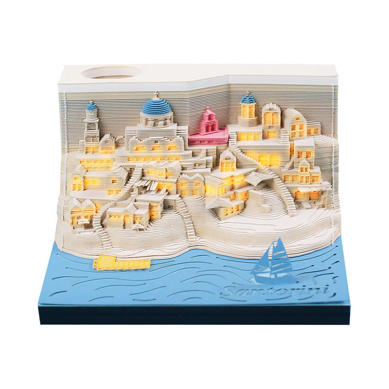 Regalo de decoración de calendario 3D
