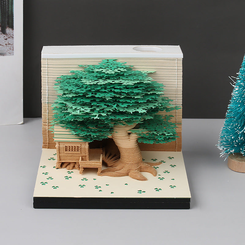 Regalo de decoración de calendario 3D