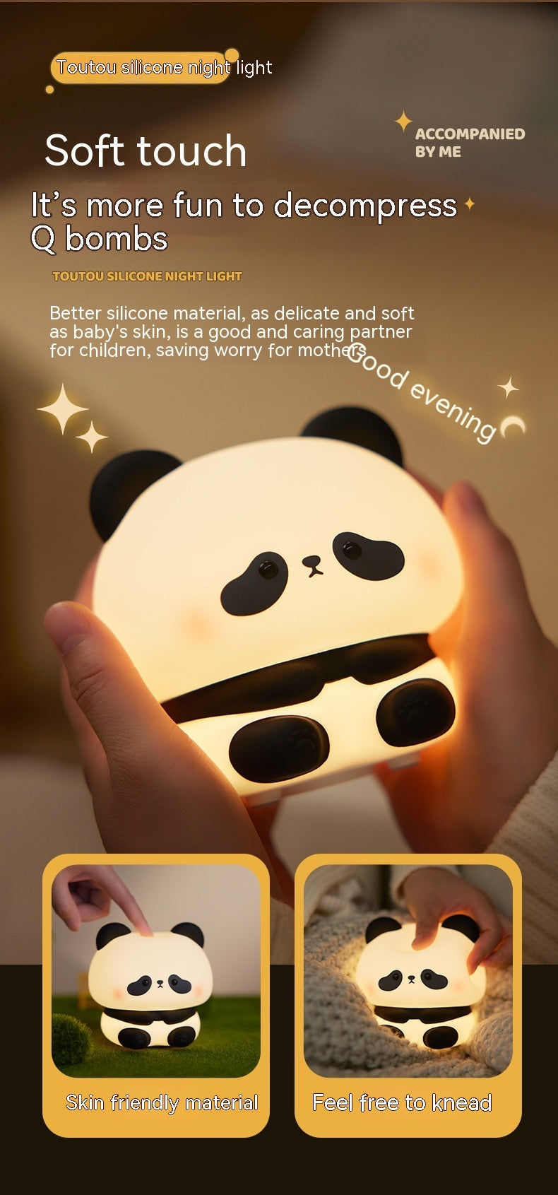 Panda-Nachtlampe