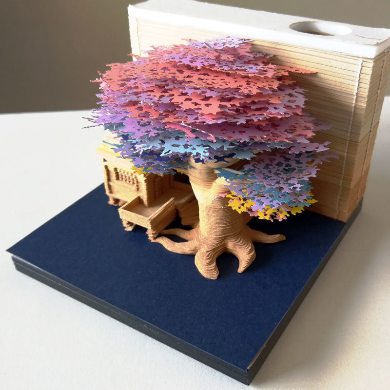 Regalo de decoración de calendario 3D