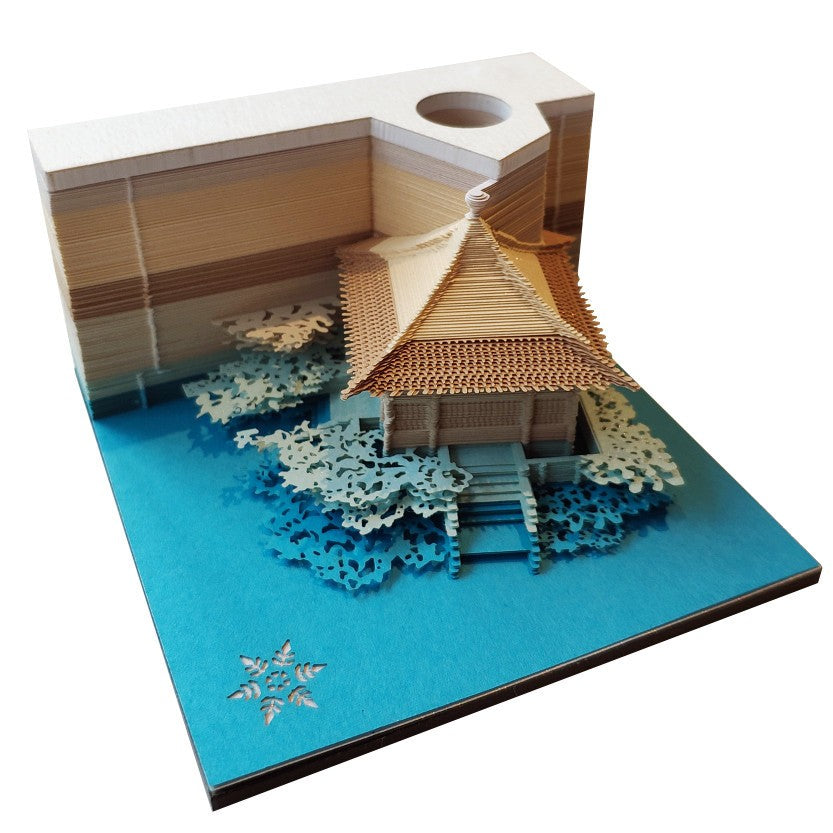 Regalo de decoración de calendario 3D