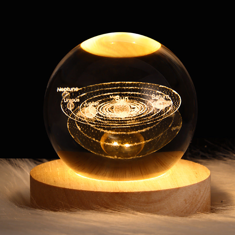 Luminous Crystal Ball Night Lamp Gift