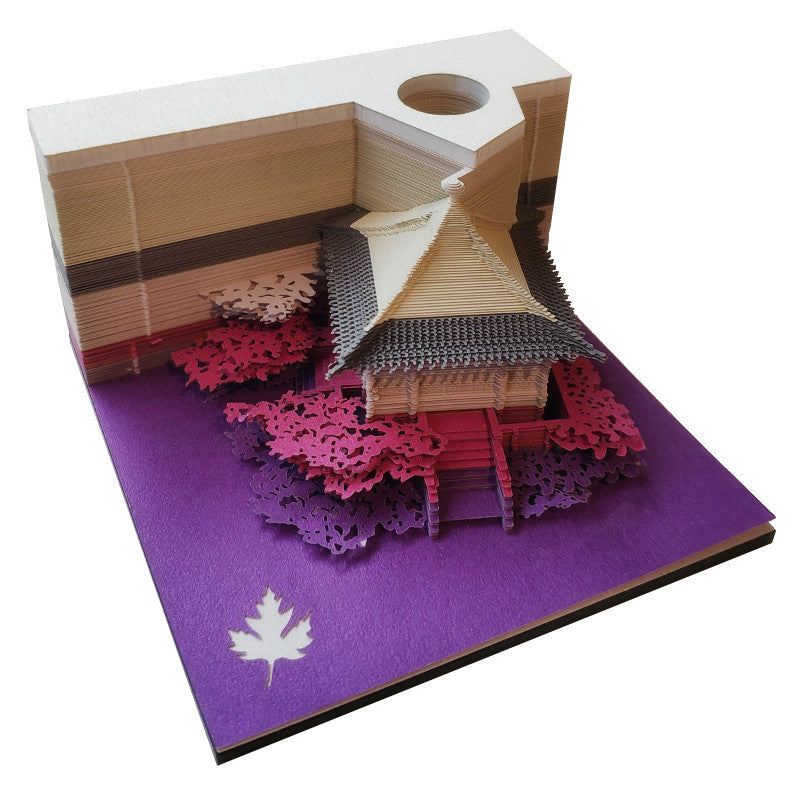 Regalo de decoración de calendario 3D