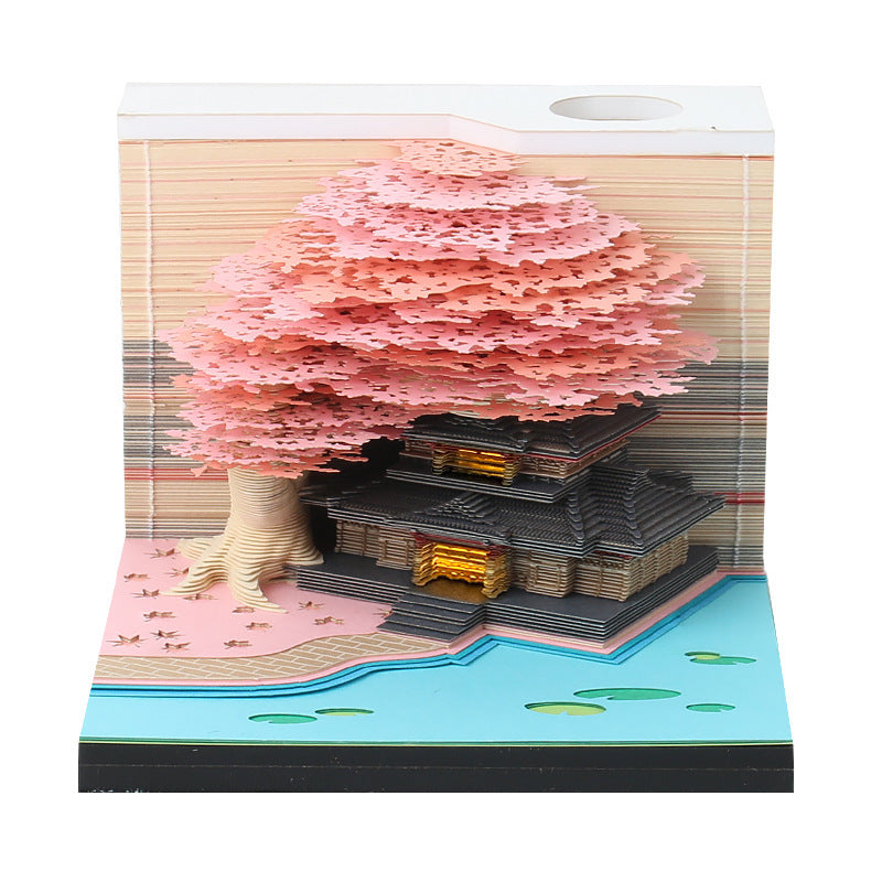 Regalo de decoración de calendario 3D