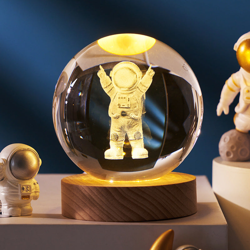 Luminous Crystal Ball Night Lamp Gift