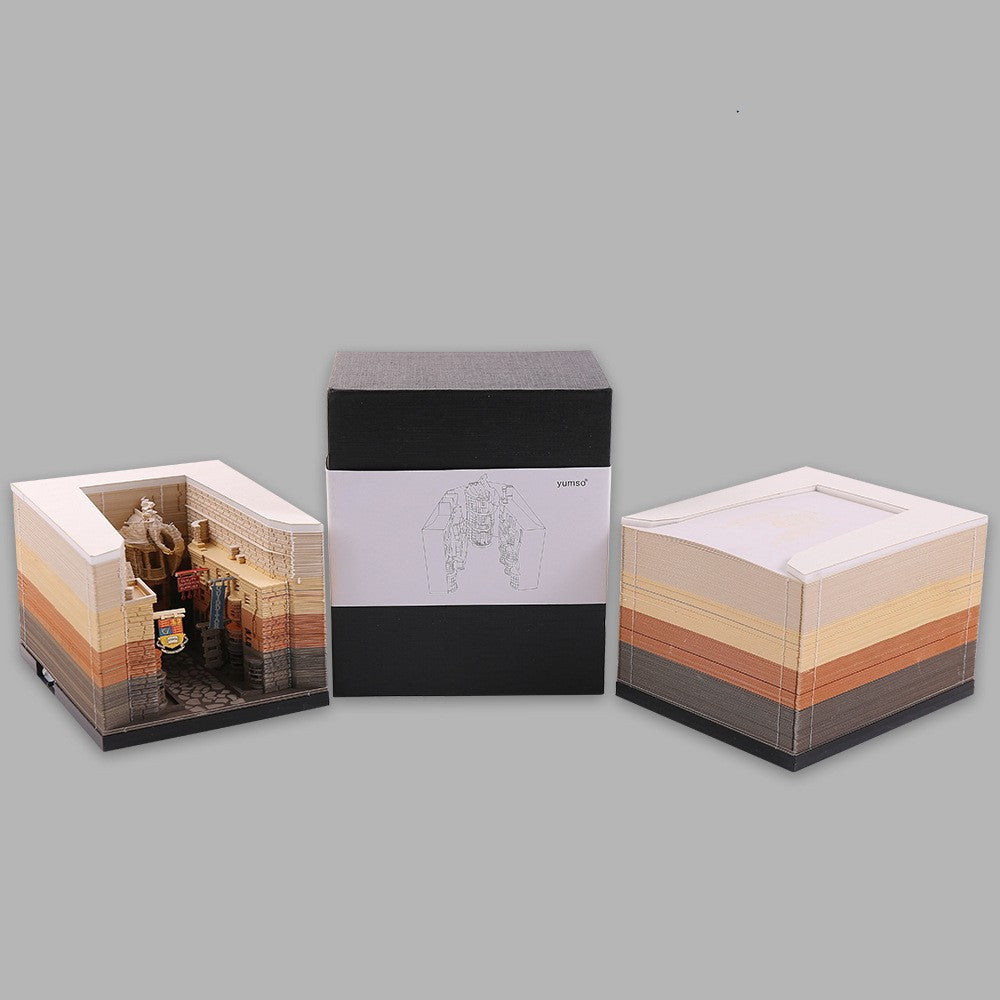 Regalo de decoración de calendario 3D