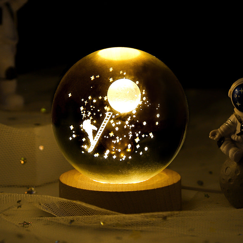 Luminous Crystal Ball Night Lamp Gift