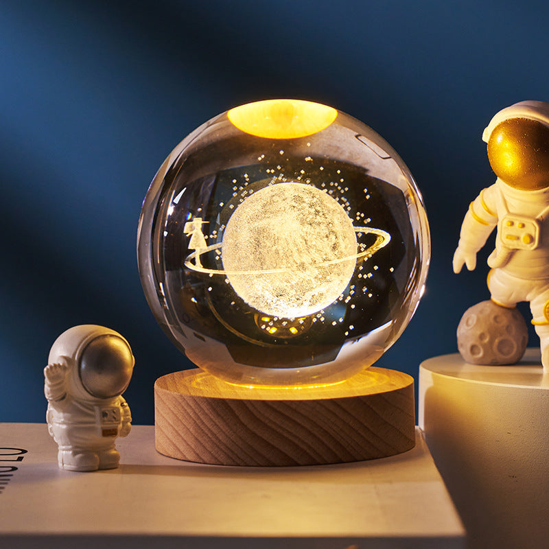Luminous Crystal Ball Night Lamp Gift