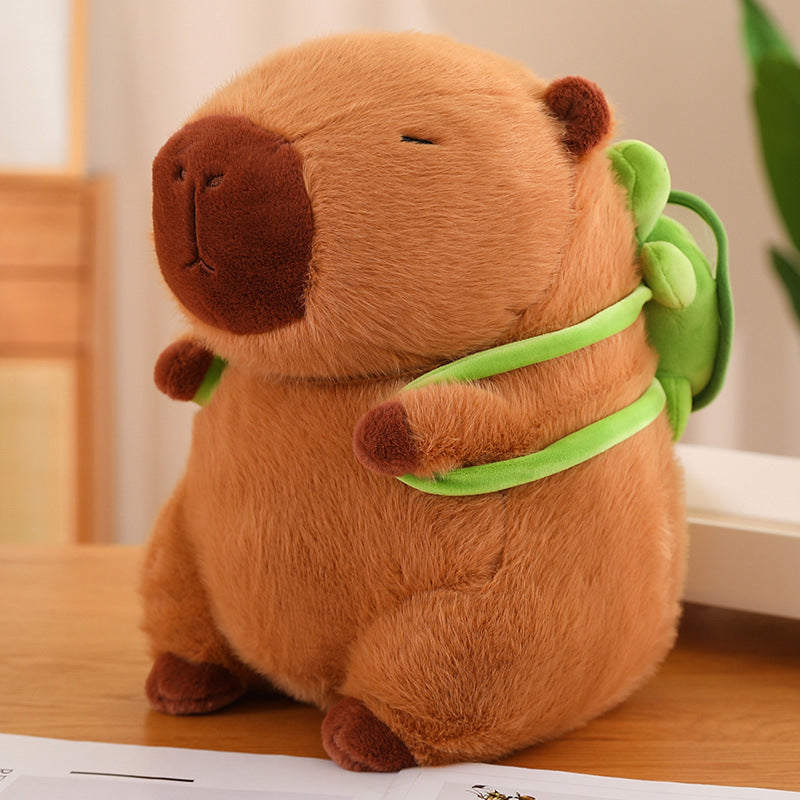 Capybara Sitting Turtle