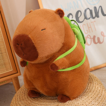 Capybara Sitting Turtle