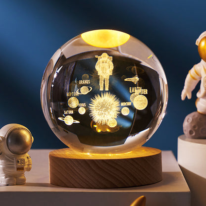Luminous Crystal Ball Night Lamp Gift