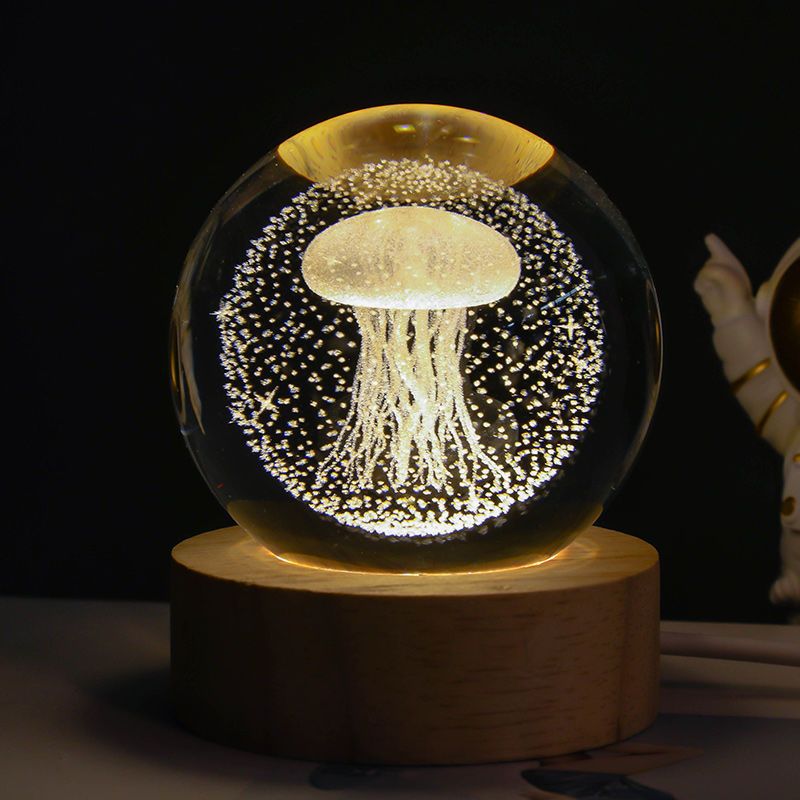 Luminous Crystal Ball Night Lamp Gift